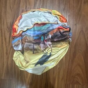 Colorful Horse Print tube top